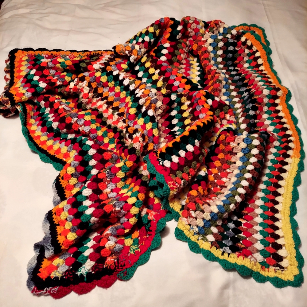 💛Boho Vintage Afghan
